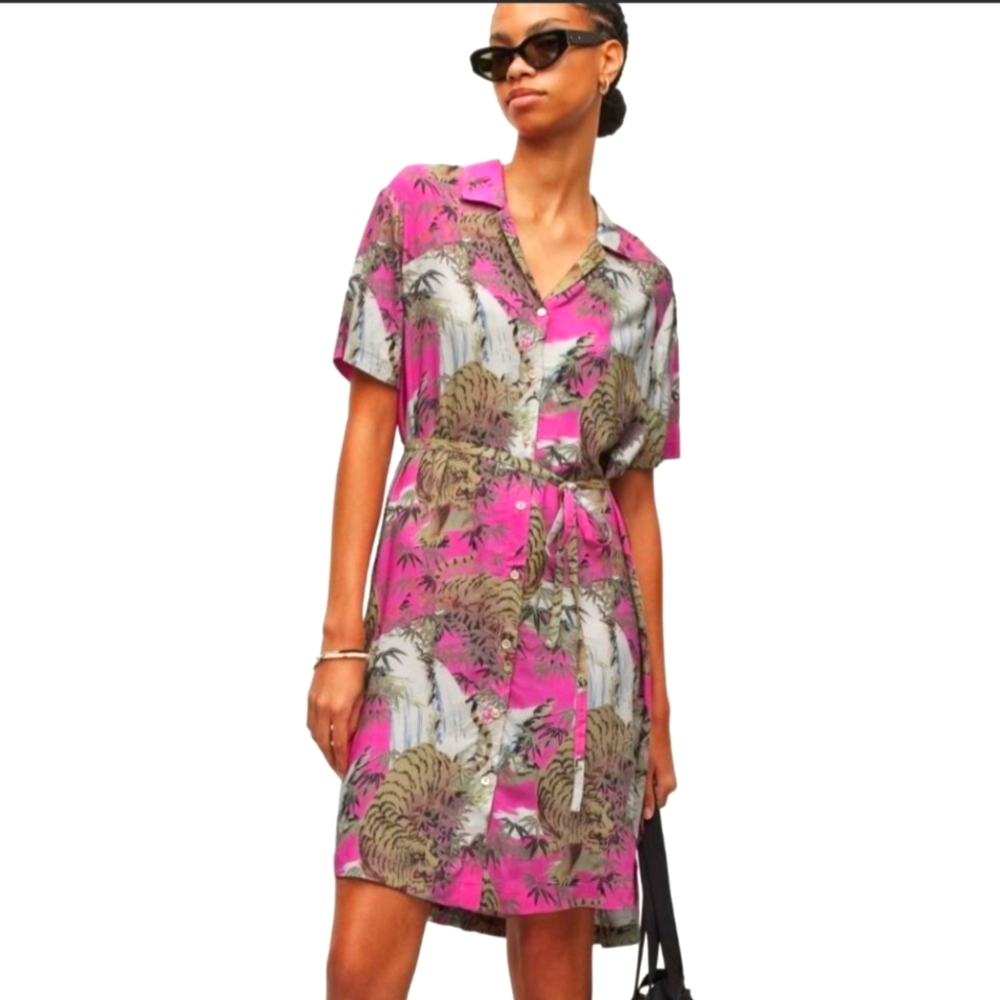 COPY - ALLSAINTS Athea Tai Nui Dress size US 10